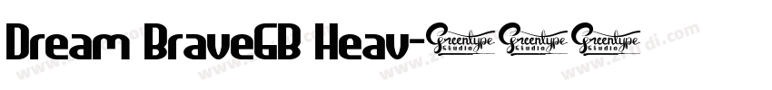 Dream BraveGB Heav字体转换